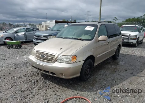 2005 Kia Sedona Ex/Lx z USA, uszkodzony, nr VIN KNDUP131356616559